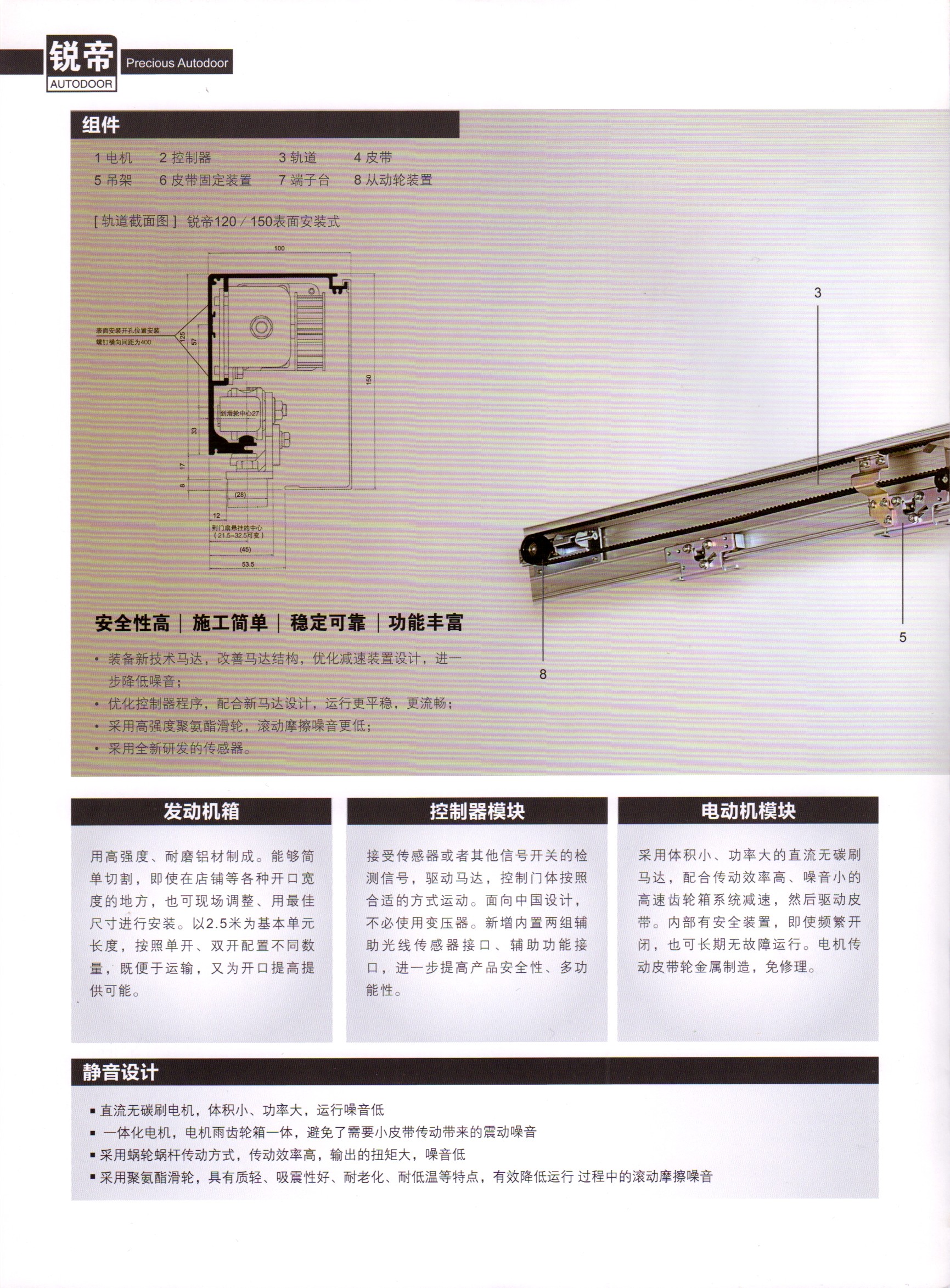 松下120型自动平移门控制装置(图1)